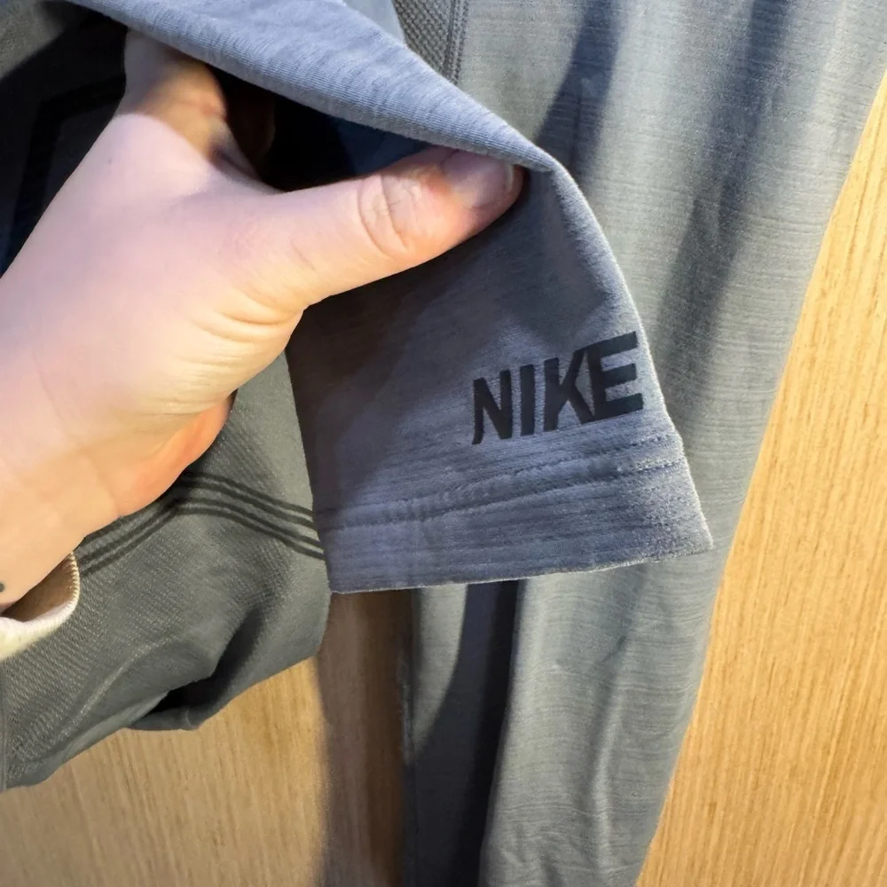 Nike Pro Men’s Light Gray Compression Leggings Size XL